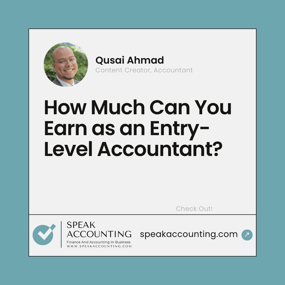 How Much Can You Earn as an EntryLevel Accountant? Speak Accounting