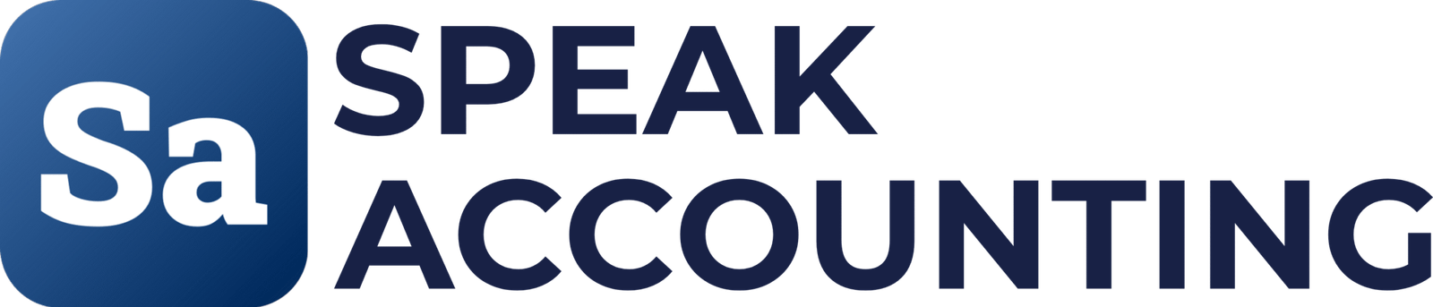 Speak Accounting Logo