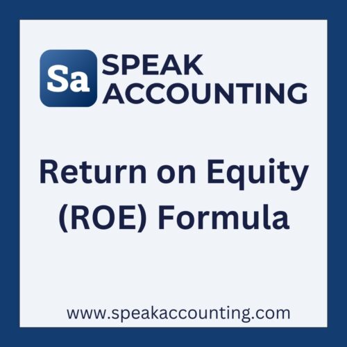 Return on Equity (ROE) Formula